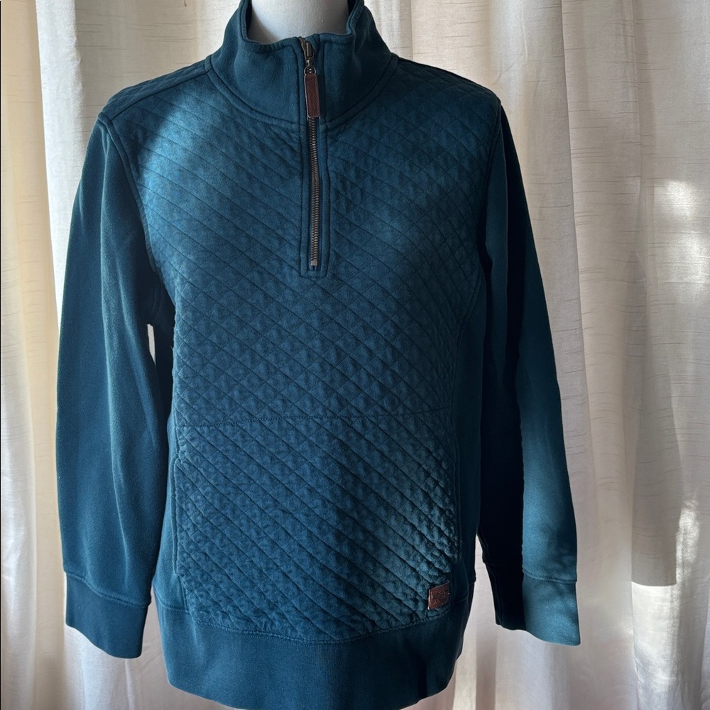 L.L. Bean Women's Quarter-zip Sweatshirt L -PET